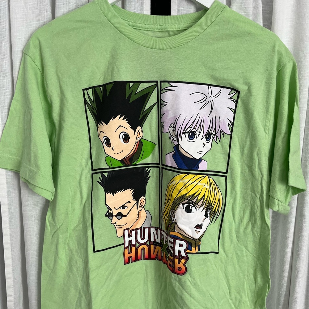 Hunter x Hunter Anime Green T-Shirt
